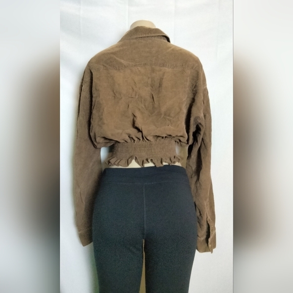 Corduroy crop top long sleeve xl - Picture 4 of 5